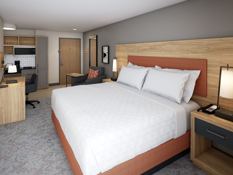 Candlewood Suites Rust Scheme Tête de lit Queen Mobilier d'hôtel