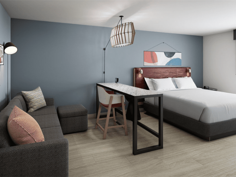 Mobilier de chambre à coucher d'hôtel Atwell Suites 5 étoiles moderne